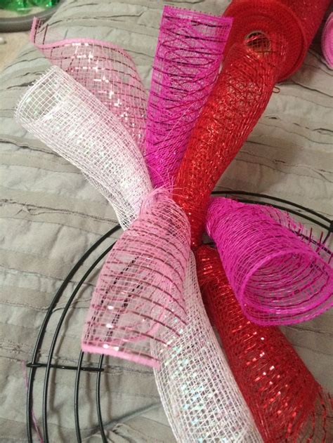 You can attach one at a time if it&39;s easier for sure. . How to make a deco mesh wreath using 6 inch mesh